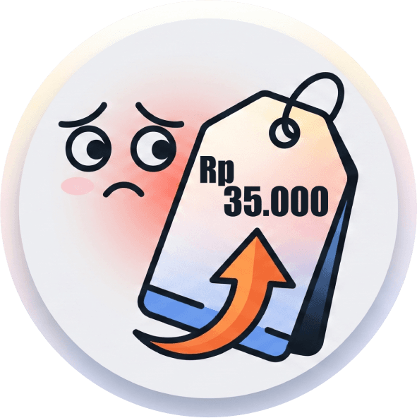 Harga Mahal Margin Tipis