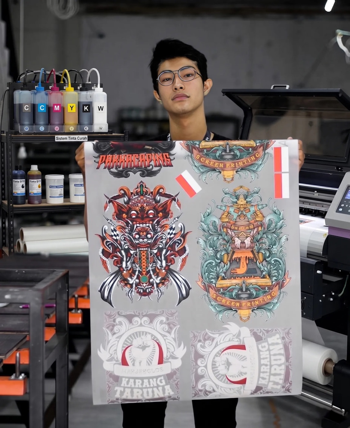 Sablon DTF Meteran & Premium